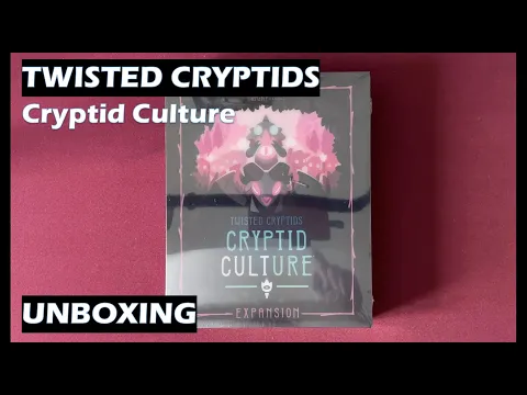 Unboxing Cryptid Culture expansion Twisted Cryptids board game