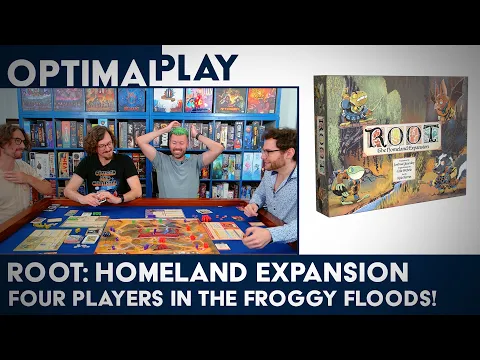 Root: The Homeland Expansion - Four Player Game featuring the Lilypad Diaspora