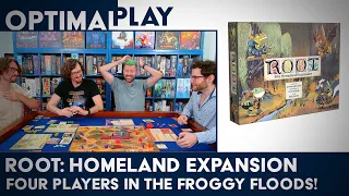 Root: The Homeland Expansion - Four Player Game featuring the Lilypad Diaspora