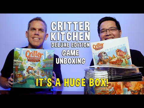 Unboxing Critter Kitchen - Animal Chef Deluxe Board Game