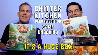 Unboxing Critter Kitchen - Animal Chef Deluxe Board Game