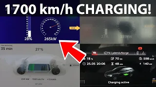 Porsche Taycan 4S 93 kWh charging on Ionity