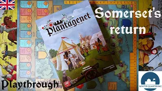 PLANTAGENET, Gmt | Playthrough | Somerset's return | (ENG) | Winter Quartering