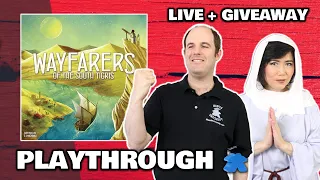 Wayfarers of the South Tigris - LIVE Playthrough Board Game & Giveaway Worldwide