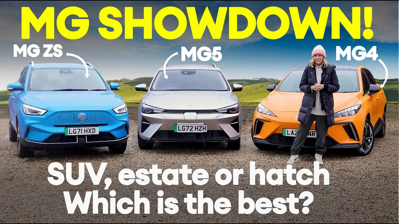 MG GROUP TEST: MG4 vs MG5 vs MG ZS - which is right for YOU? | Electrifying