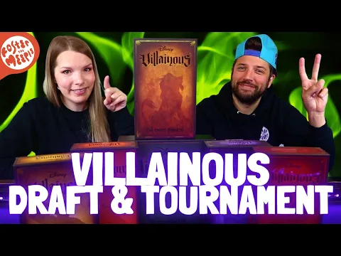 Villainous Game Day | Draft & Tournament | Board Game Day | Jeff vs Jamie