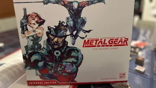 Unboxing: Metal gear solid the board game integral edition