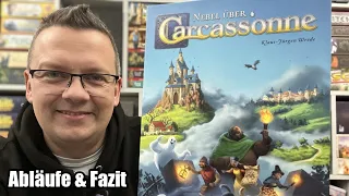 Nebel über Carcassonne (Hans im Glück/asmodee) kooperatives Basisspiel und gleichzeitig Erweiterung