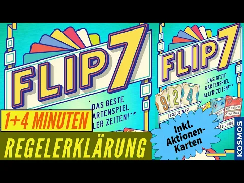 Flip 7 Regeln Anleitung Erklärung Regelvideo Kartenspiel Bestes Kartenspiel