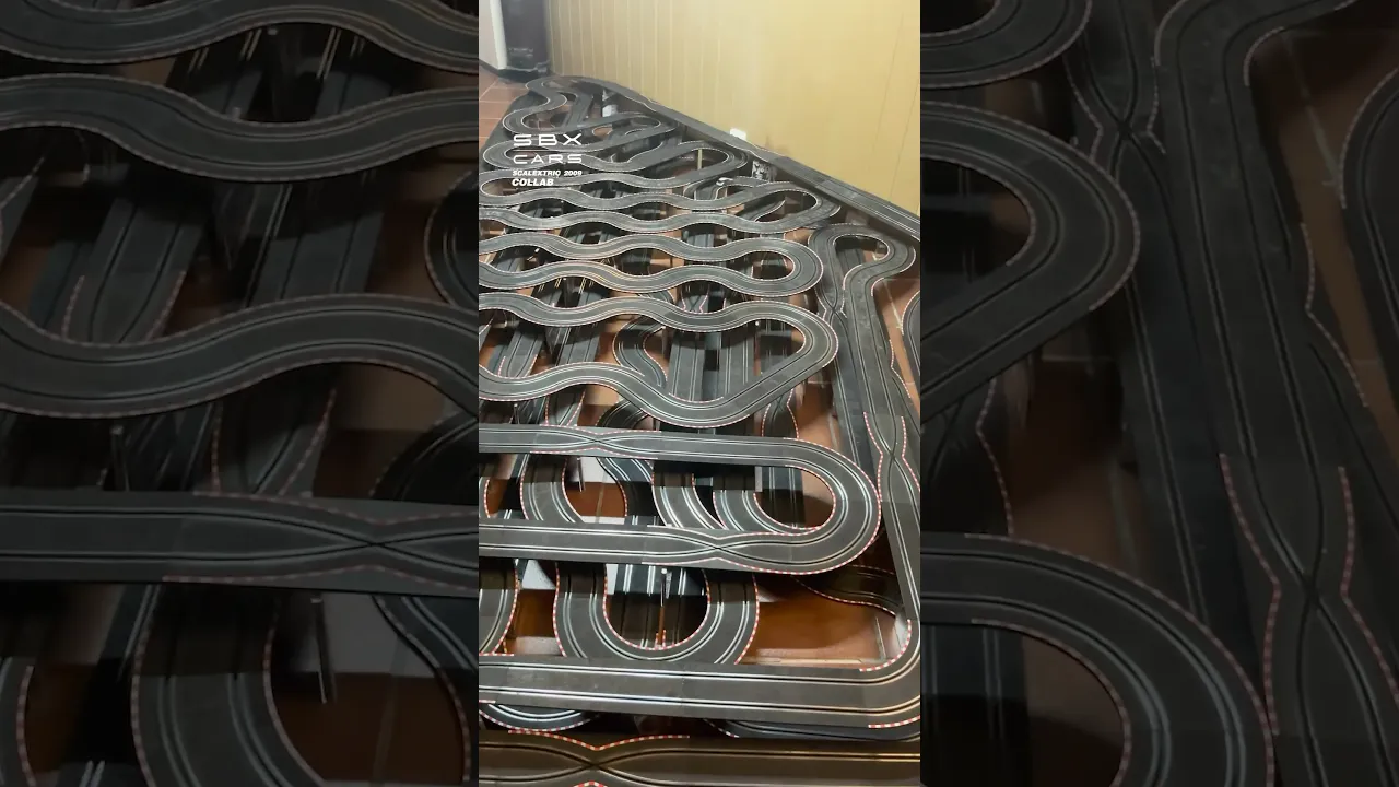 Huge Scalextrics Track 🏎️ #scalextrics #racing #cars