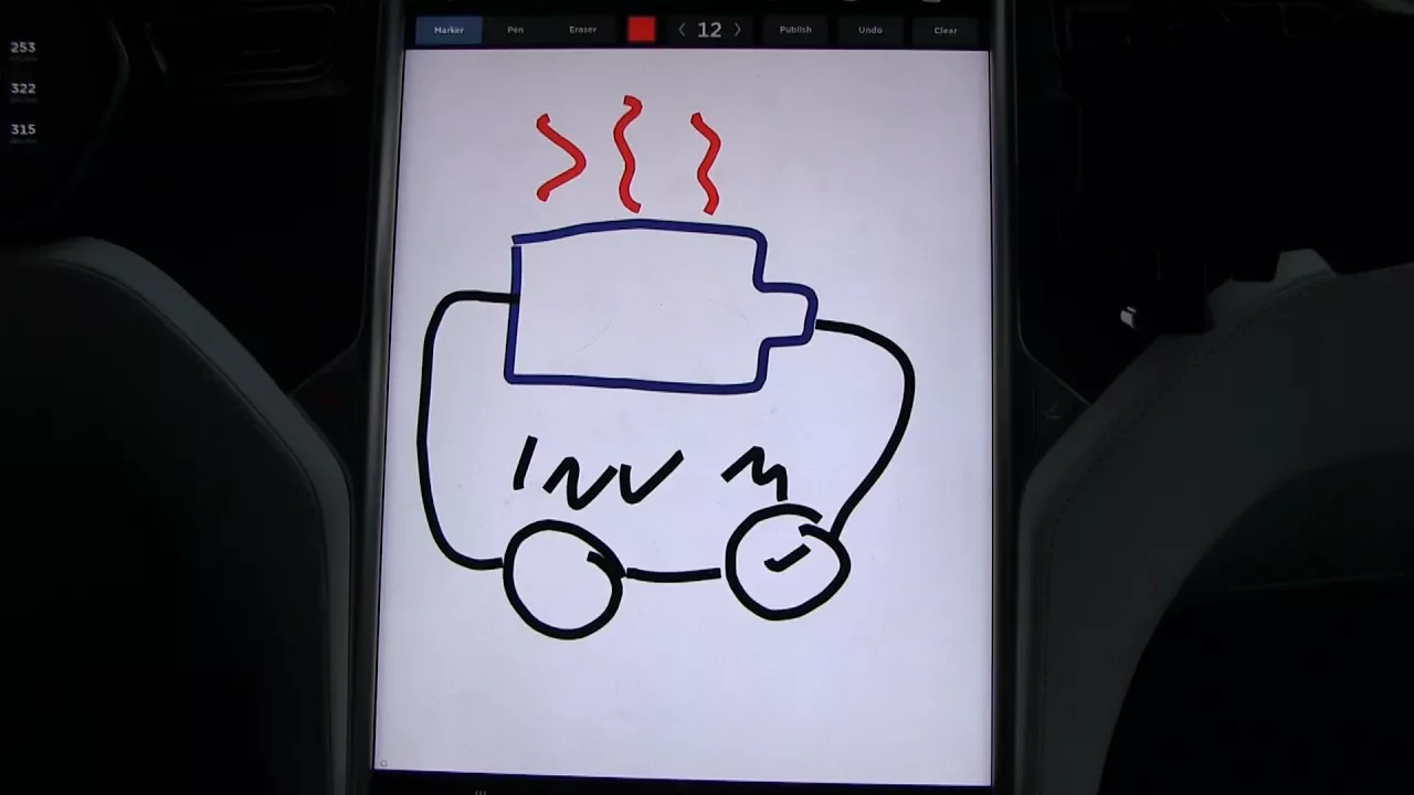 Heat loss in battery with high output