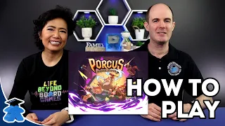 Porcus : A Dungeon Adventure - How to Play. Complete, Concise, Clear Board Game Tutorial