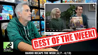 Boardgames hit the mainstream + the biggest week on the channel in years! | Rahdo Recaps Apr 7 - 13