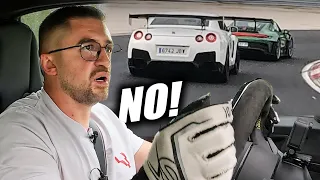 WILD R35 GT-R & GT3 RS Chase With a SAD END! ☹️ // Nürburgring