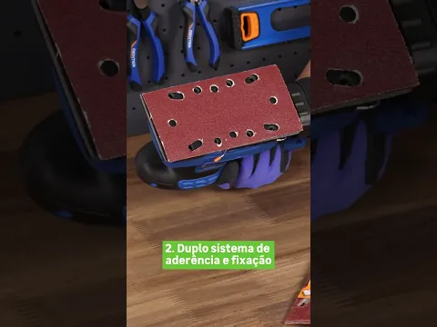 Lixadeira Orbital Dexter com Acessórios 200W 220V