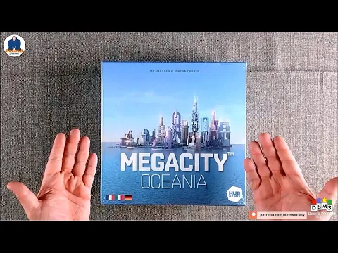 UNBOXING MEGACITY: OCEANIA - Board Game - #indabox