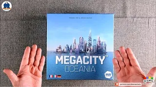 UNBOXING MEGACITY: OCEANIA - Board Game - #indabox