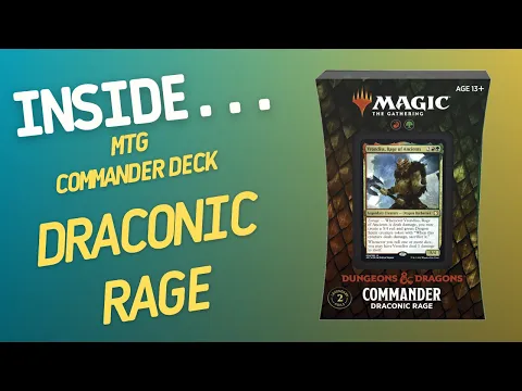 Inside…Dungeons and Dragons Draconic Rage Commander Deck (4K 60fps)