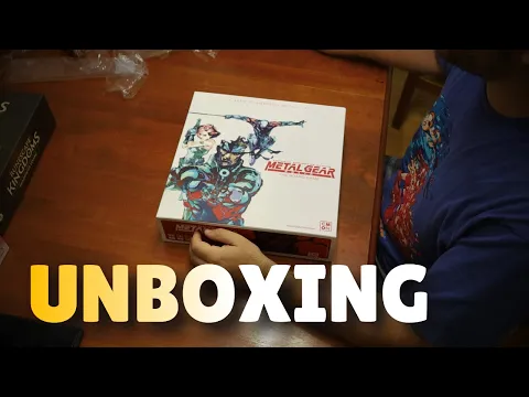 Metal Gear Solid: The Board Game Retail Edition Unboxing