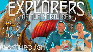 EXPLORERS OF THE NORTH SEA | Board Game | Playthrough