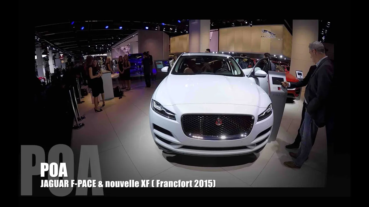 Jaguar F-Pace et new XF - Salon de Francfort 2015