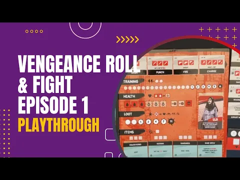Vengeance Roll & Fight Episode 1 Board Game Solo Playthrough #2 | Danicha