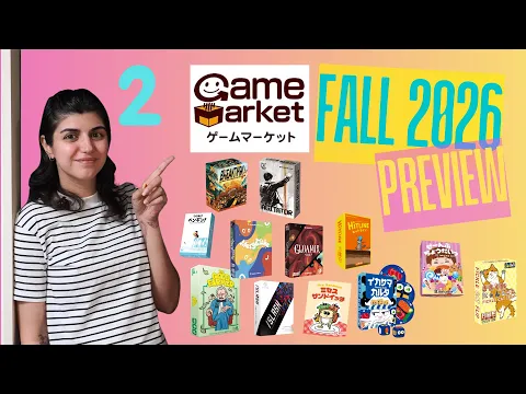 Tokyo Game Market 2026 Fall Preview | Part 2