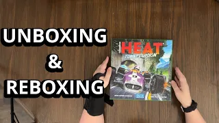 Heat: Tunnel Vision Expansion - Board Game Unboxing & Reboxing - What's in the Box?