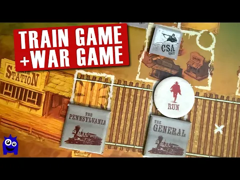 Engine Thieves First Look & Overview | US Civil War Board Wargame | Train Game | Compass Games