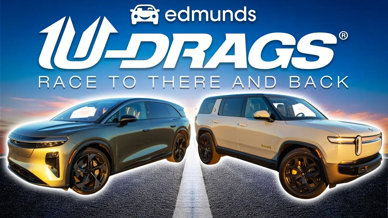 U-DRAGS RACE: Lucid Gravity vs. Rivian R1S | Handling, Quarter Mile & More