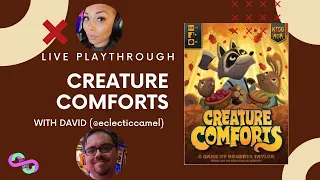 Creature Comforts Live Playthrough with Mandi and David! - Salt and Sass Games
