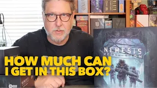 Nemesis Retaliation Repacking the Core box with a 3d printed insert