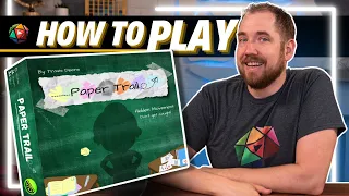 Teacher Vs. Students - How to Play PAPER TRAIL | Board Game Tutorial