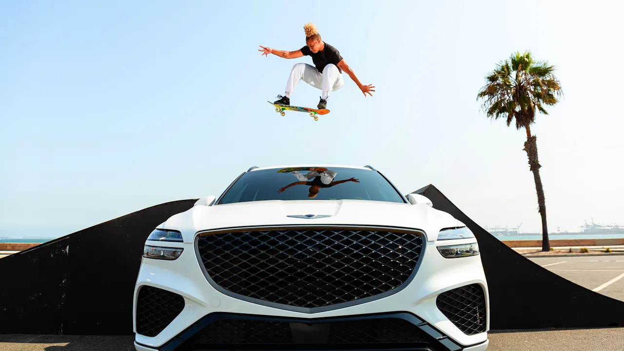 Skateboard Tricks! Genesis GV70 Shutter Speed 3.0 Ep. 2 | MotorTrend