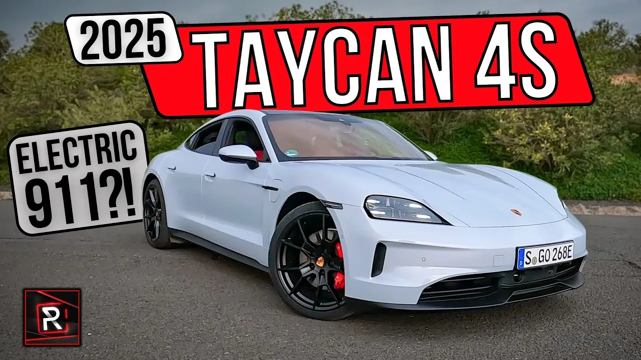 The 2025 Porsche Taycan 4S Is A Perfected Electric German Sport Sedan