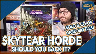 Skytear Horde | Rules Overview & Kickstarter Preview | Is this Hearthstone in Tabletop format?
