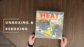 Heat: Pedal to the Metal - Board Game Unboxing & Reboxing - What's in the Box?