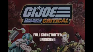 G.I. Joe Mission Critical by Renegade Games and Hasbro Full Kickstarter Unboxing