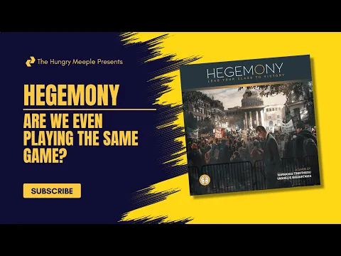 Are We Even Playing the Same Game? A Hegemony Review