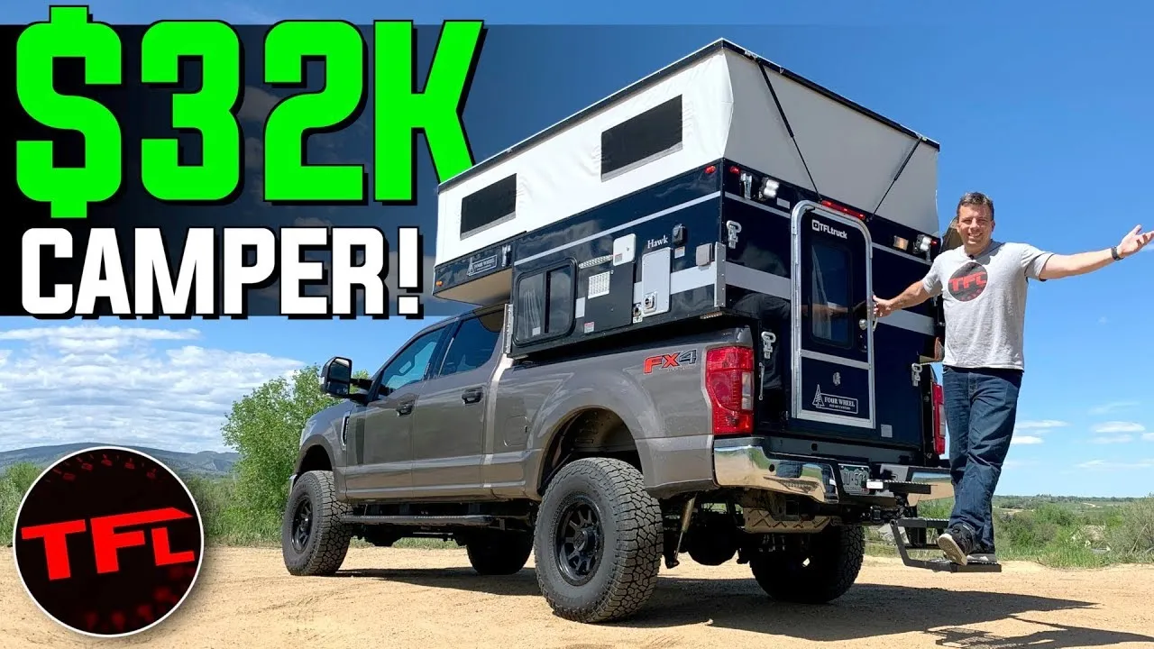 Here's a Great Way To Camp On and Off-Road With a HD Truck - This Popup Camper Has it All!