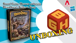 Board Game Heaven Unboxing 242: HeroQuest: Kellar's Keep Quest Pack (Avalon Hill & Hasbro)