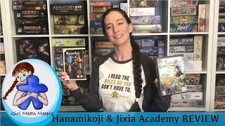 Hanamikoji and Jixia Academy Review with Girl Meets Meeple