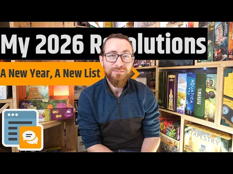 2026 New Years Resolutions - Board Games, Health, Social Media & More!!