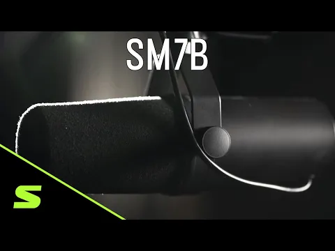 Product video thumbnail for Shure SM7B Dynamic Studio Vocal Microphone