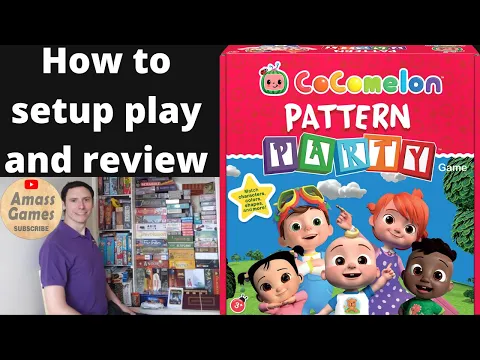 Cocomelon Pattern Party 3+ #childrens #boardgame #howtoplay #unboxing #funko #amassgames #kids