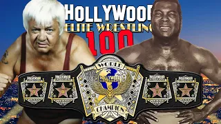 100 - Hollywood Elite Wrestling Filsinger Games Legends of Wrestling - Jackie Fargo vs Bobo Brazil
