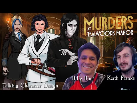 Billy Blue & Keith Talk Character Design | Murders at Tealwoods Manor