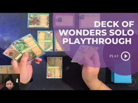 Deck of Wonders Print and Play (PNP) Solo Playthrough #2 | Danicha