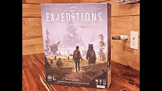 Expeditions "Sequel to Scythe" Board game showcase!! Check out this amazing art and METAL MECHS!!!!