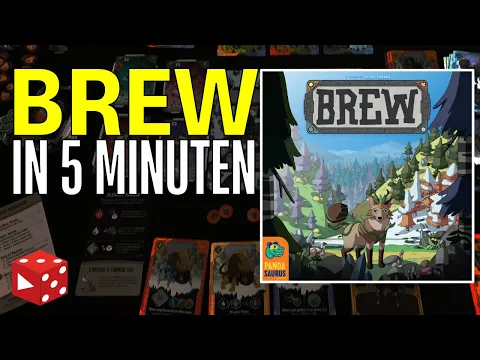 Brew in 5 Minuten (Stevo Torres, Pandasaurus Games 2021) - Brettspiel im Test